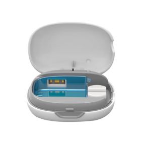 The White Toothbrush Sterilization Box Can Sterilize Effectively To Protect Your Oral Cavity. It's Simple And Elegant, Making Brushing Teeth Heal (Color: White)